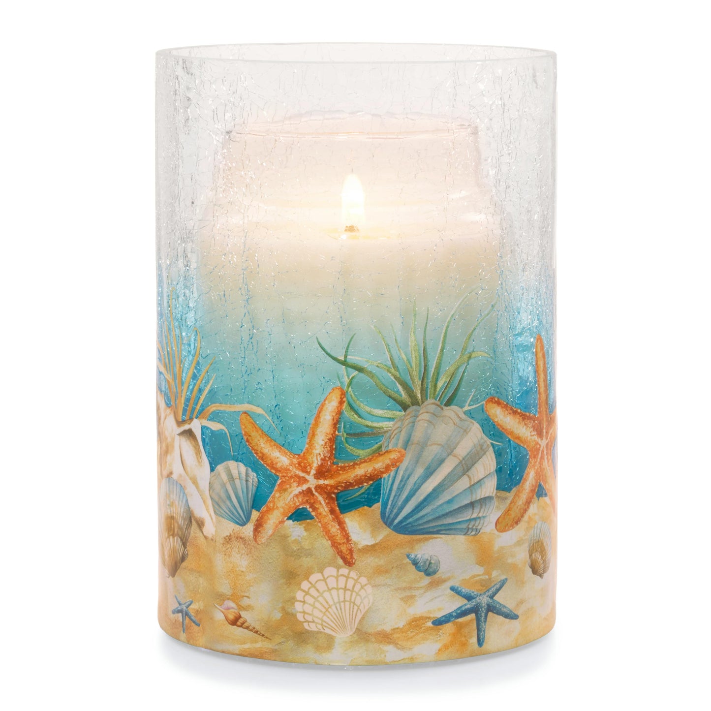 Coastal Jar Candle Holder (S6B7J)