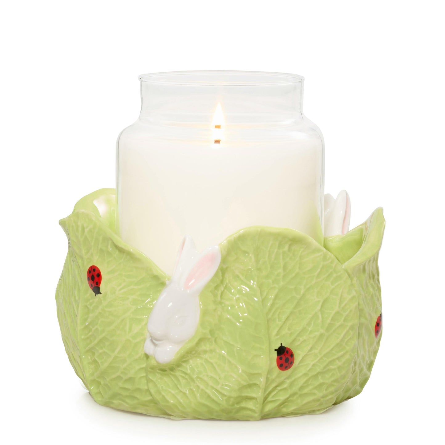 Ceramic Easter Bunny Jar Candle Holder (S6XQS)