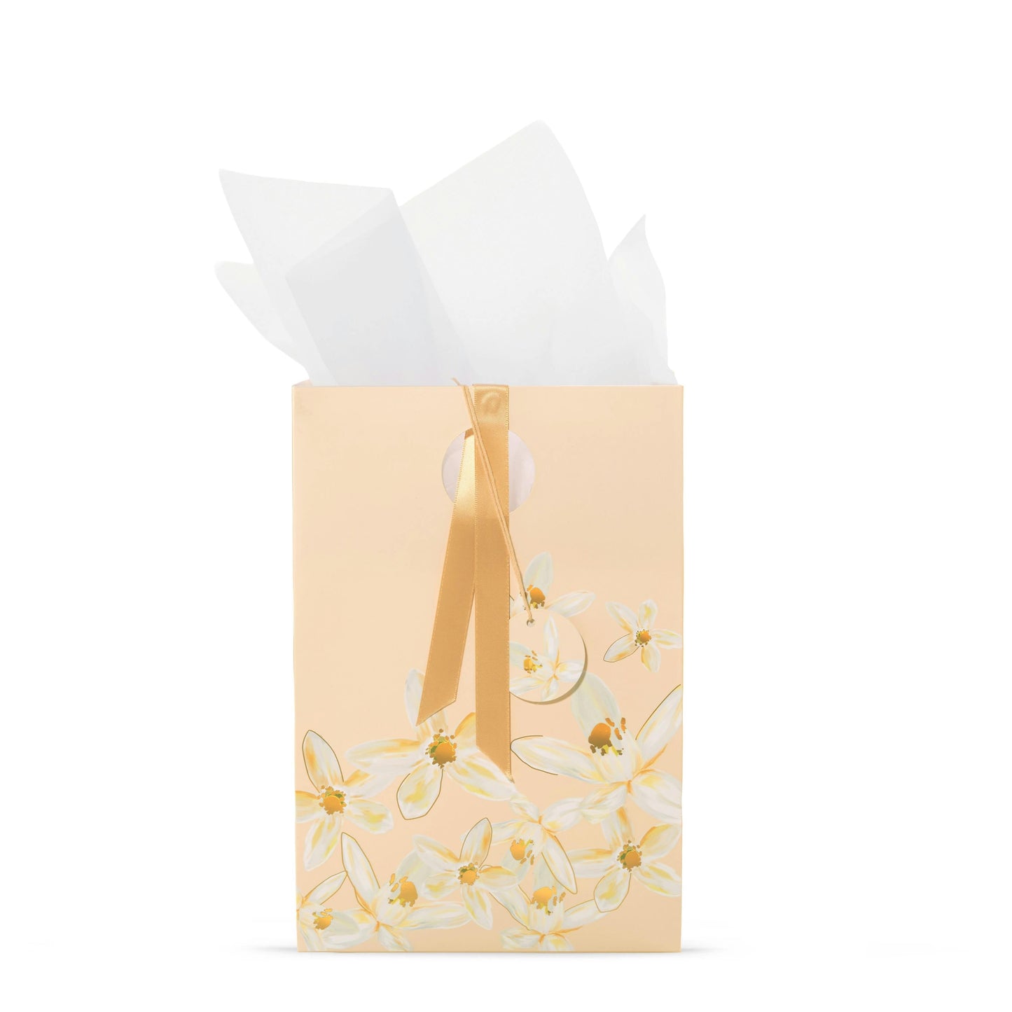 Peach Jasmine Floral Gift Bag (S6RPK)