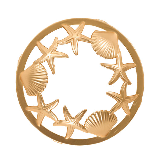 Seashell Illuma-Lid® Jar Candle Topper (S6CG9)